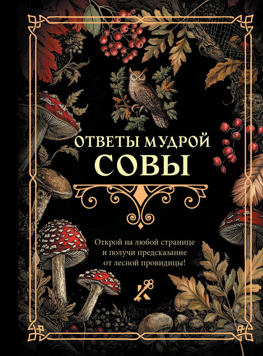 Изображение книги "Ответы мудрой совы" от Sovabooks, русское эзотерическое издание с уникальной обложкой.