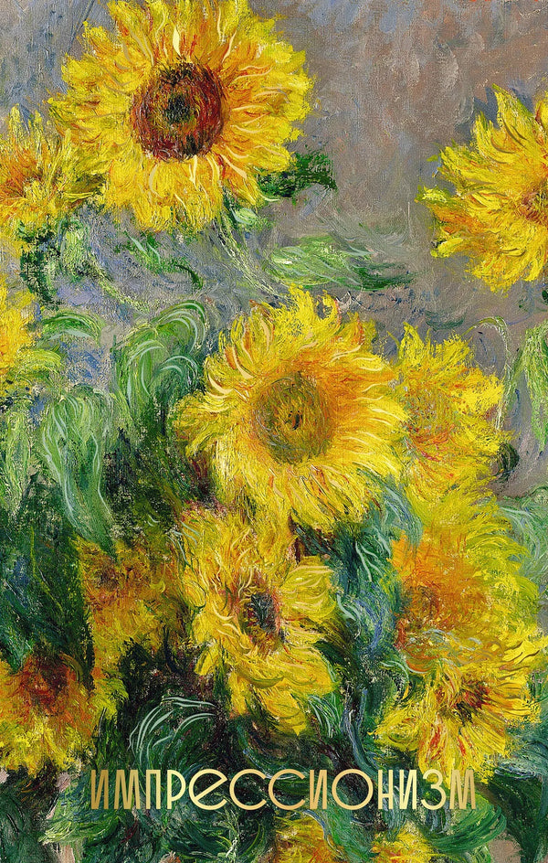 Large format book on Impressionism art by Sovabooks, featuring colorful impressionist paintings and illustrations on the cover.