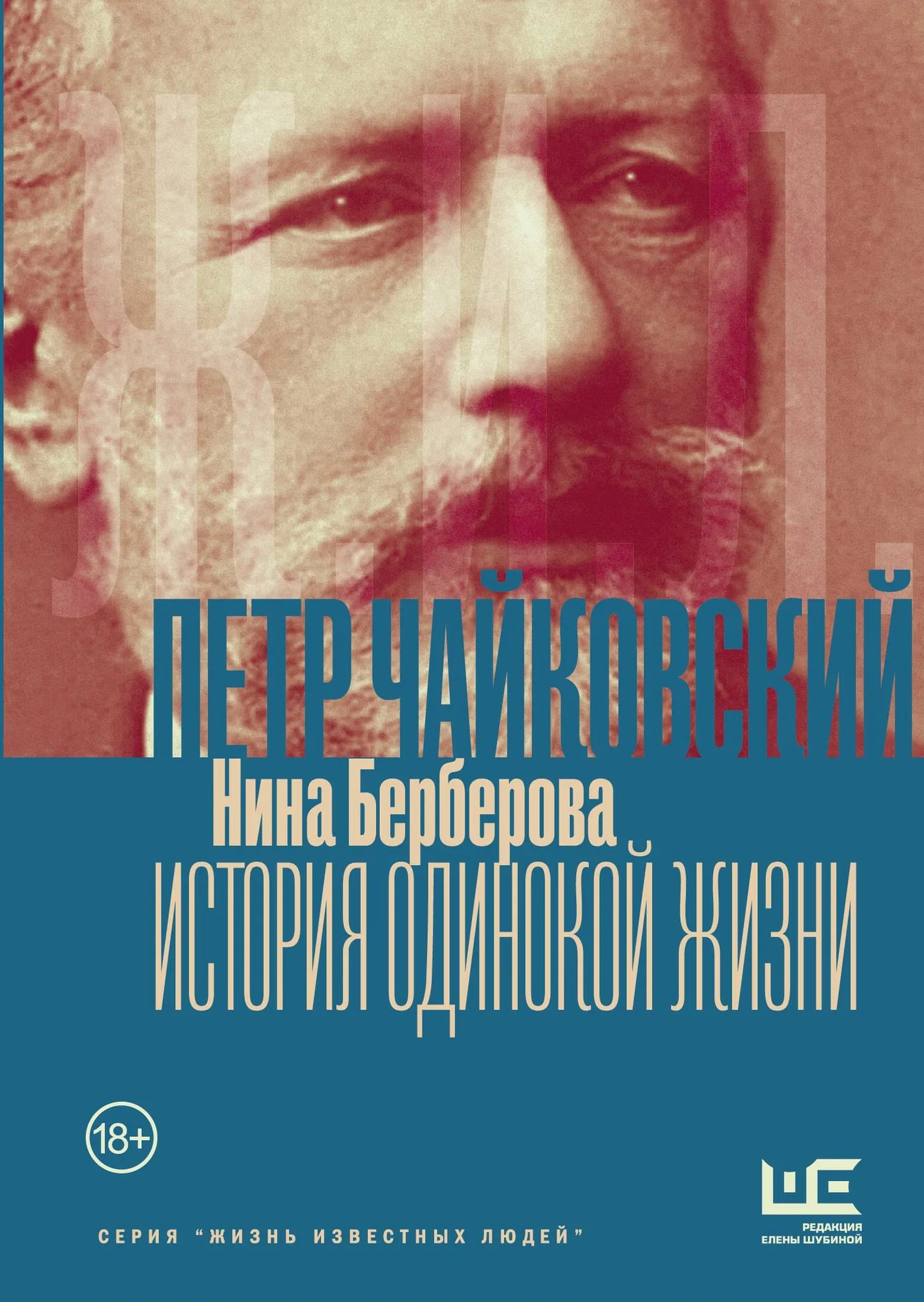 Российская книга "Чайковский. История одинокой жизни" от Sovabooks, обложка с изображением и названием.
