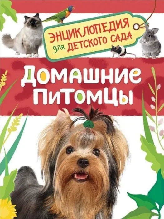 Обложка книги «Домашние питомцы. Энциклопедия для детского сада» - Ирина Травина