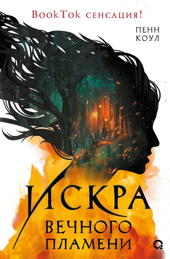 Обложка книги "Искра вечного пламени" Sovabooks в жанре фантастики, изображение с ярким дизайном и названием.