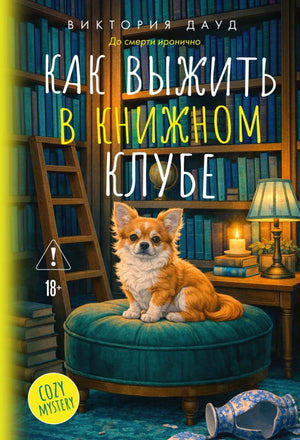 Обложка книги "Как выжить в книжном клубе" от Sovabooks, русская фантастика, триллер и детектив, мягкая обложка, иллюстрации