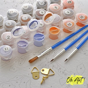 Картина по номерам танцующая девушка