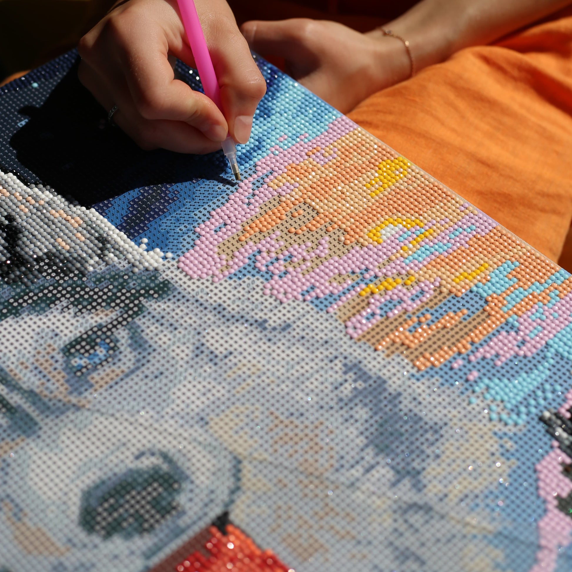 Алмазная мозаикаКот на скрипке (40х50)