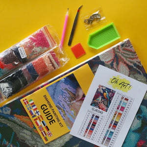 Алмазная мозаика Тишина в горах (40х50)