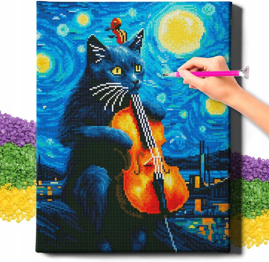 Алмазная мозаика Скрипкот (40х50)