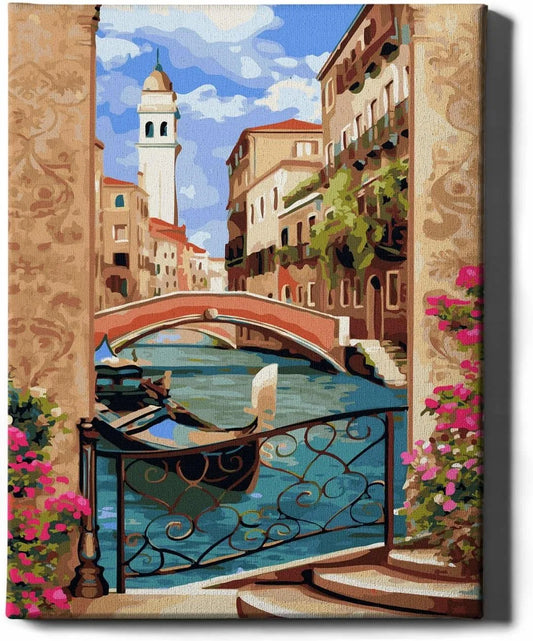 Картина по Номерам Лодка на плаву