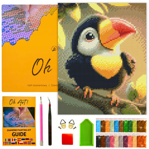 Алмазная мозаика Туканчик (20x30)