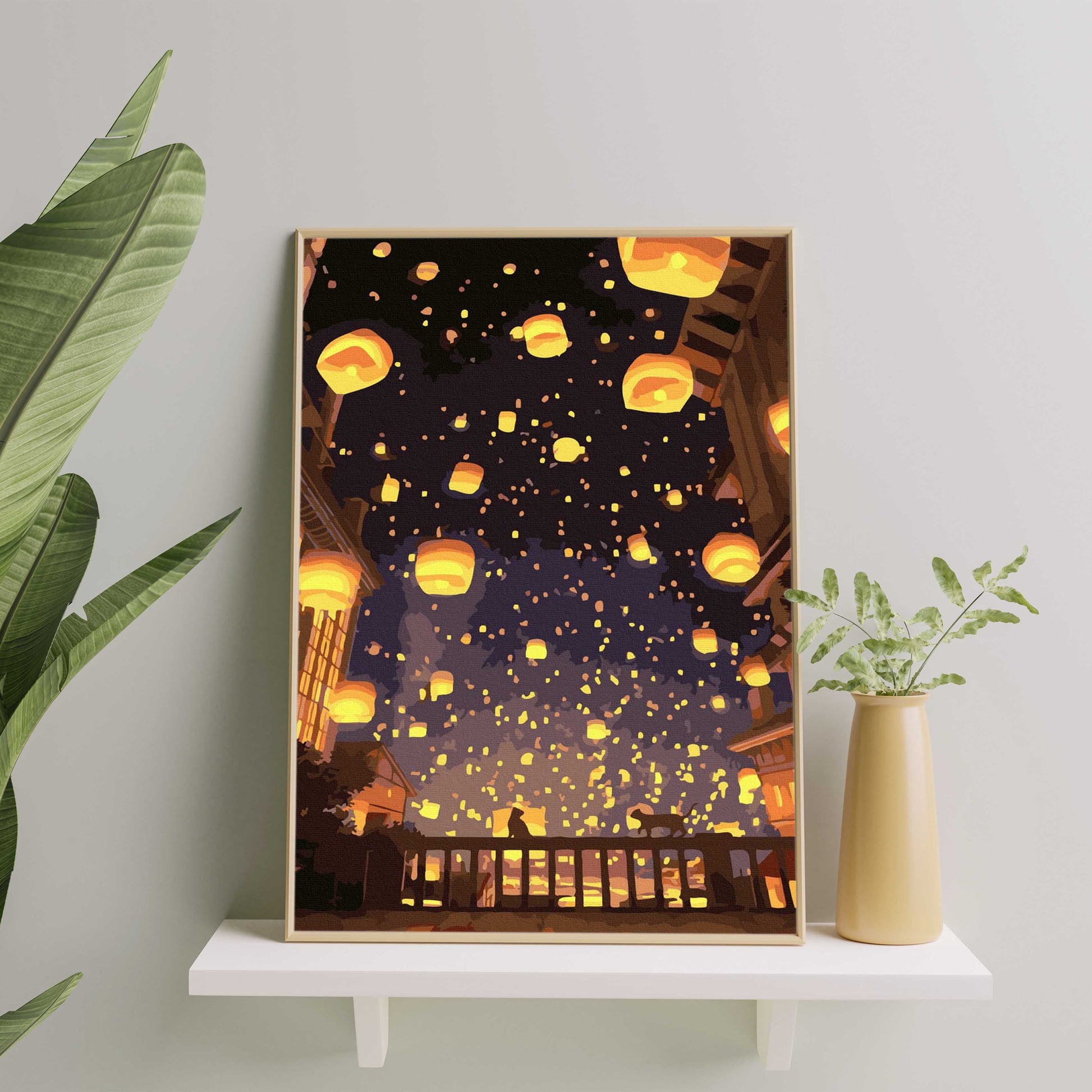 Картина по номерам Фонари в небе