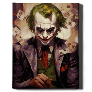 Картина по номерам Джокер и карты