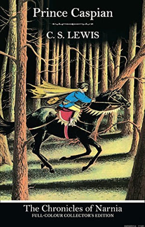 Книга Prince Caspian Клайва Стейплз Льюиса для изучения языка, изображение обложки на фоне книги Sovabooks