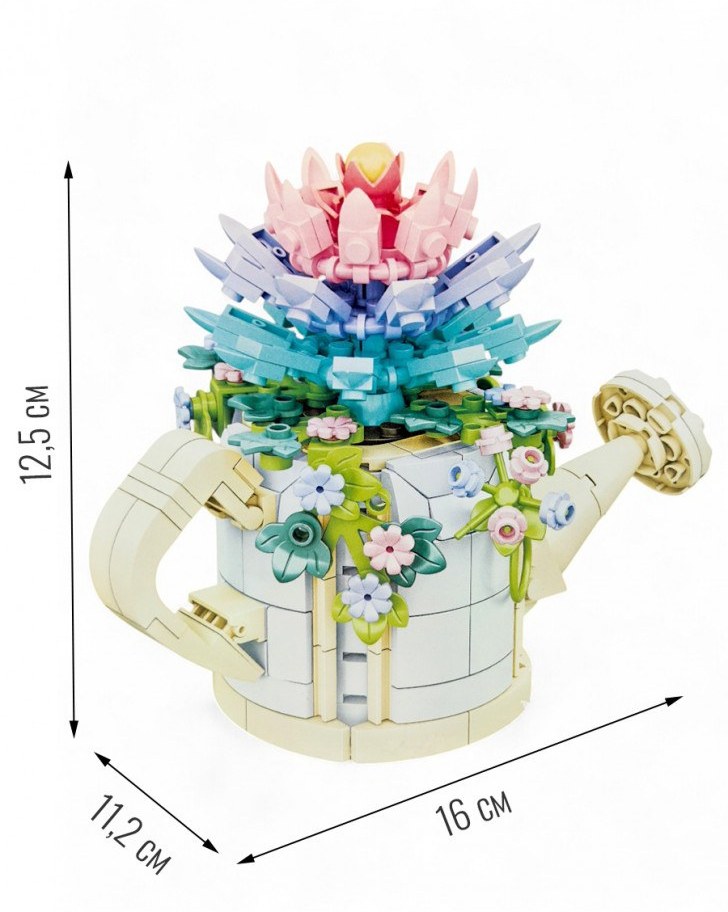 Конструктор «Цветочная лейка» — нежная декоративная композиция для подарков и интерьера