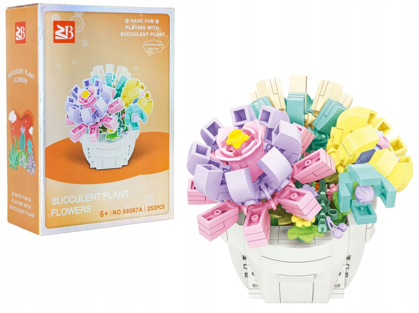 Конструктор «Букет в кашпо» (253 детали)
