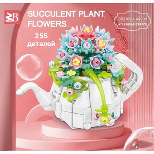 Конструктор «Горная роза в чайнике» (255 деталей)