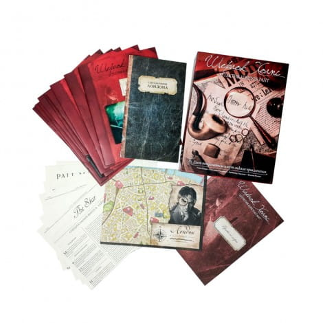 Настольная игра "Шерлок Холмс, детектив-консультант" от SOVABOOKS, приключения с Джек-потрошителем и Вест-Эндом, для взрослых