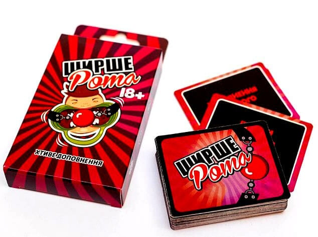 Настольная игра "Ширше Рота" для взрослых и пар от SOVABOOKS, игровое поле и карточки для развлечений и общения.