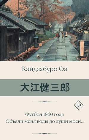 Обложка книги "Футбол 1860 года. Объяли меня воды до души моей" Оэ К, российский художественный роман Sovabooks.