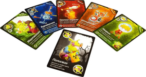 Карточная игра Свинтус: Зомби, 2-е издание, изображение коробки и игровых карт, от Sovabooks