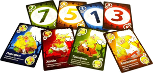 Карточная игра Свинтус: Зомби, 2-е издание от Sovabooks, изображение коробки и игровых карт