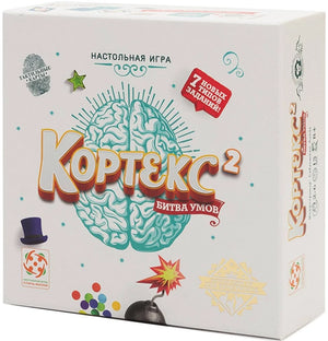 Настольная игра Кортекс 2 от Sovabooks, развивающая логическое мышление и внимательность, изображение на белом фоне.