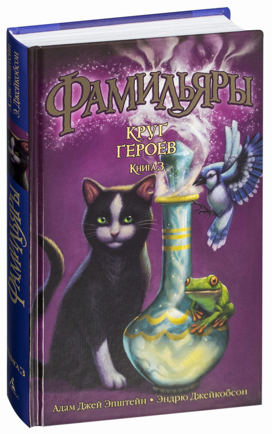 Обложка книги "Фамильяры. Круг Героев. Книга 3" от SOVABOOKS, русская фантастическая детская книга