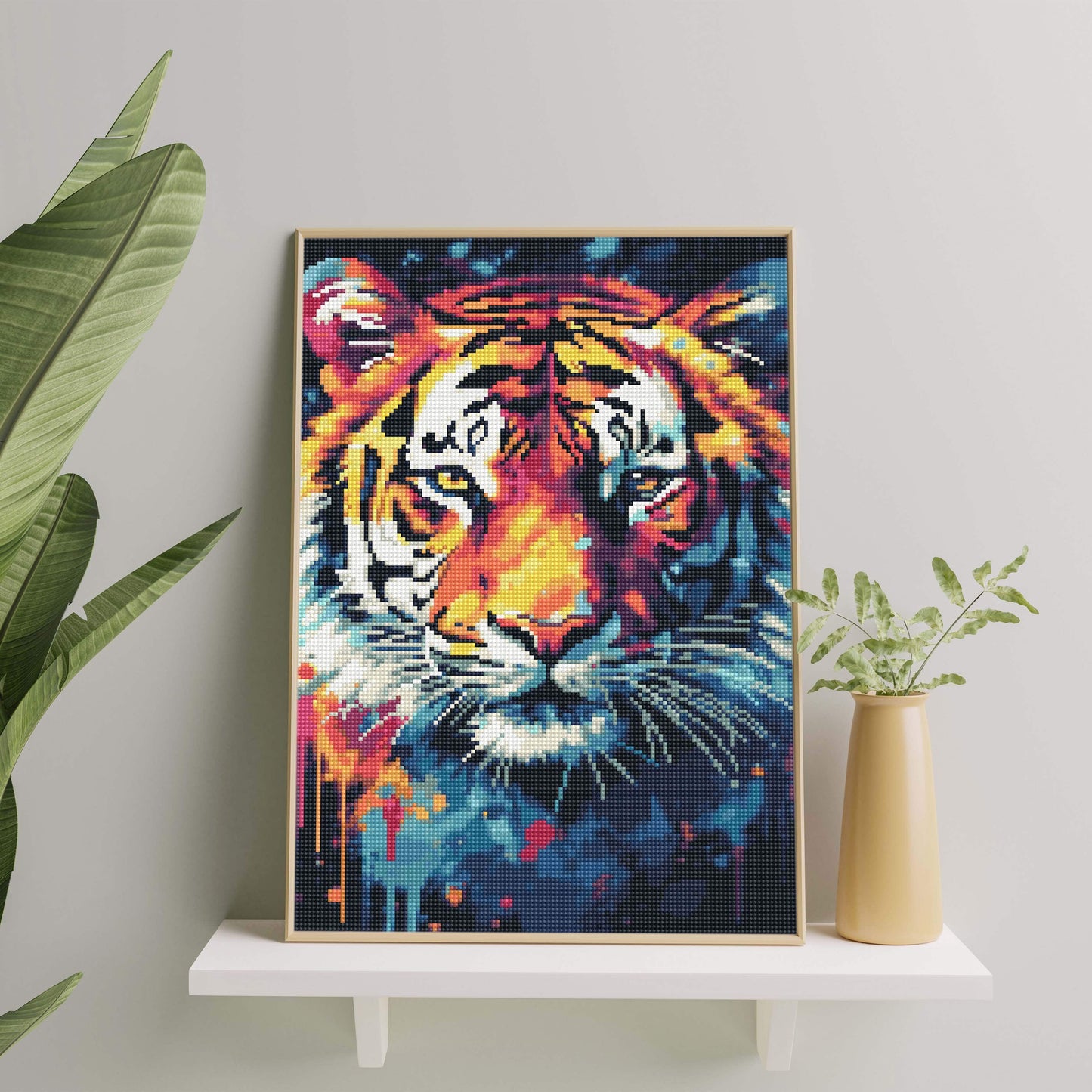 Алмазная мозаика Тигр 40x50