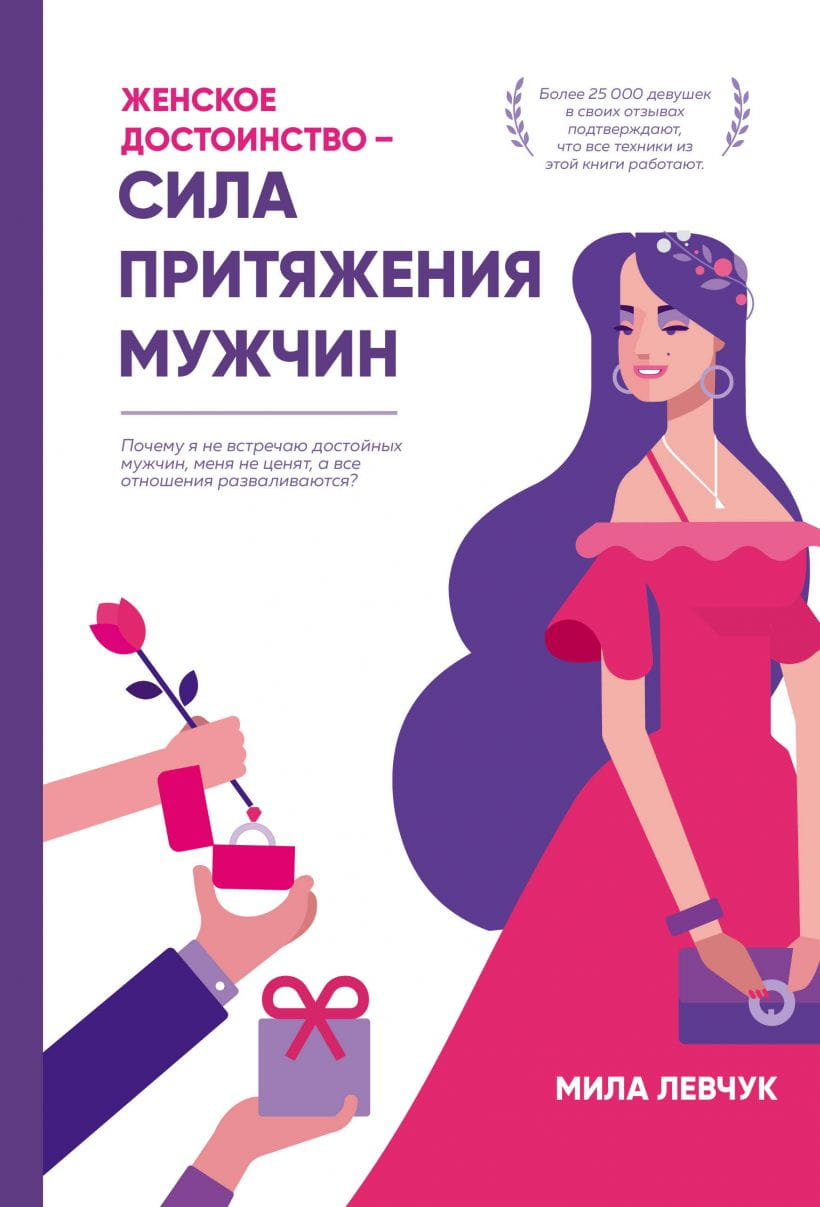 Книга «Женское достоинство – сила притяжения мужчин» Мила Левчук, психологическая литература о межличностных отношениях