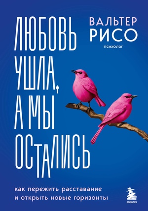 Книга "Любовь ушла, а мы остались" Рисо В о переживании расставания и поиске новых горизонтов, изображение обложки.