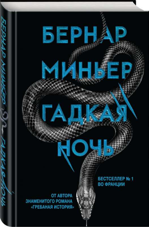 Обложка книги "Гадкая ночь" Миньер Б, российский роман в жанре мистики, триллера и напряжения, изданный Sovabooks.