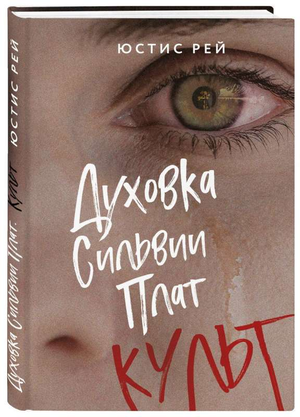 Обложка книги «Духовка Сильвии Плат» автор Рей Ю, российский роман в жанре мистика и триллер, изображение на фоне.