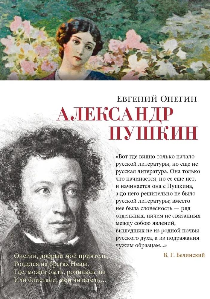 Русский роман Евгений Онегин, классика российской литературы, издание SOVABOOKS, обложка книги на изображении