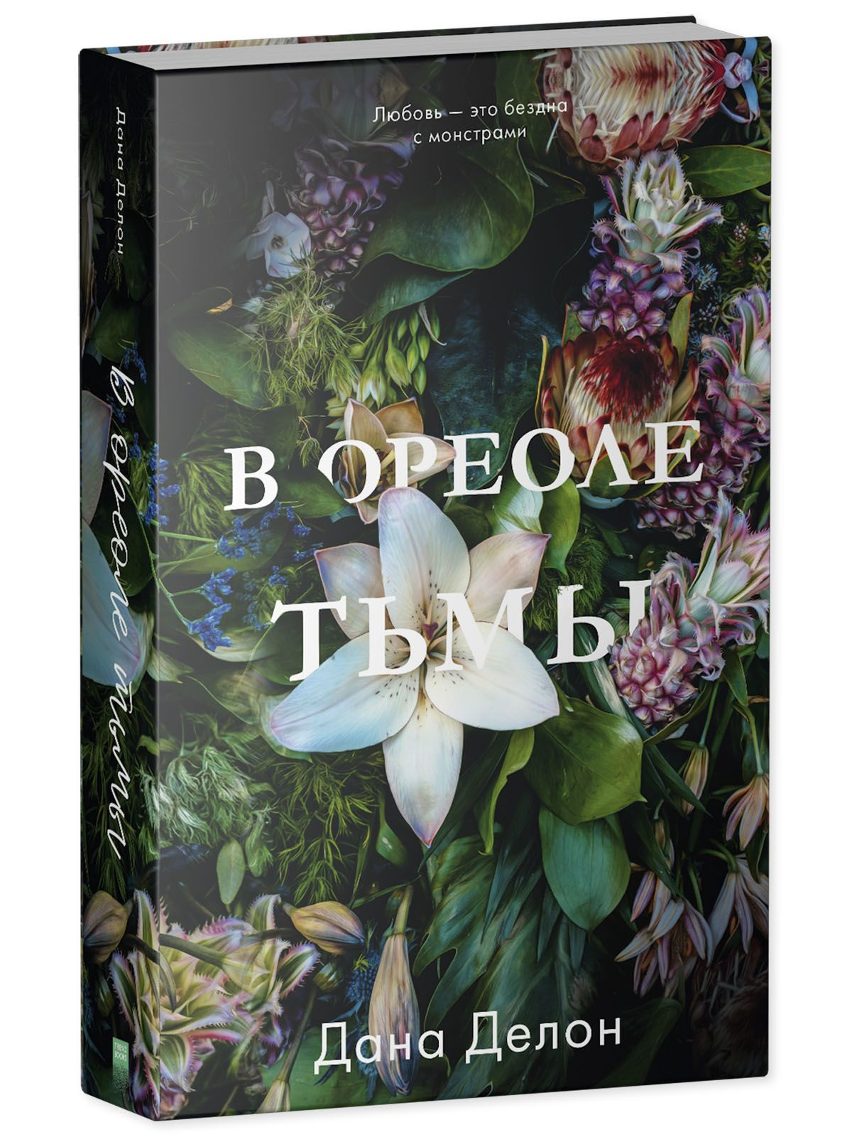 Обложка книги "В ореоле тьмы" — роман российской фантастической и любовной литературы от SOVABOOKS.