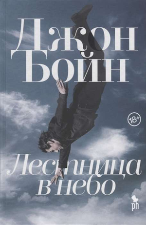 Современная российская художественная книга "Лестница в небо" Джона Бойна, изданная Sovabooks, изображение обложки.