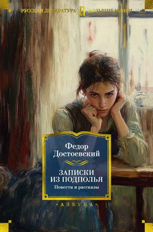 Обложка книги «Записки из подполья» Федора Достоевского, современная художественная литература, издание Sovabooks