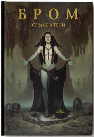 Обложка книги "Бром: Сердце в тени" от Sovabooks, российский фантастический роман в жанре фэнтези и научной фантастики.