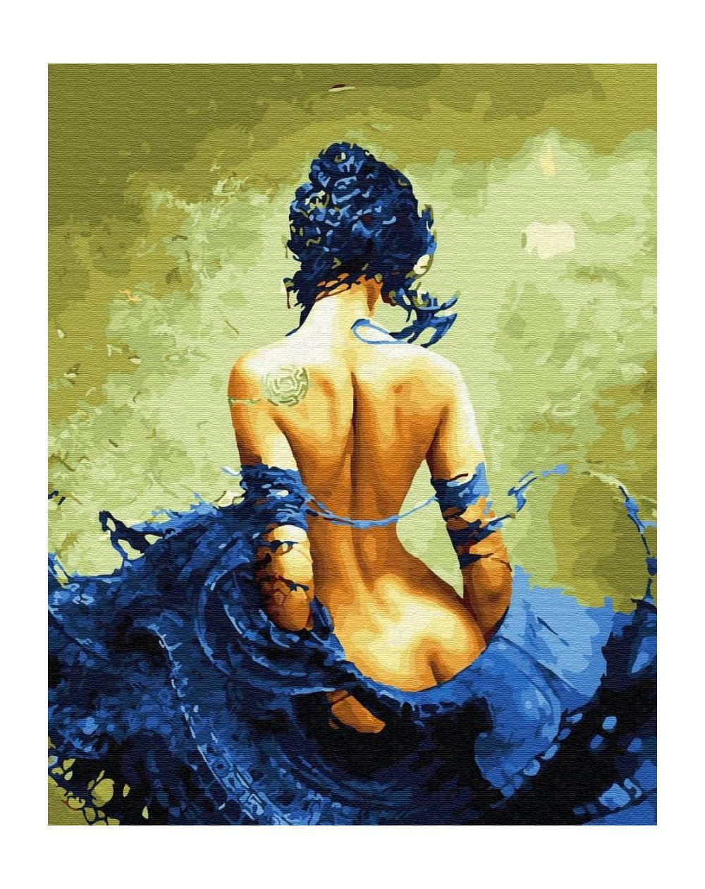 Картина по номерам Соблазн от Sovabooks, набор для творчества с изображением для раскрашивания и оформления интерьера
