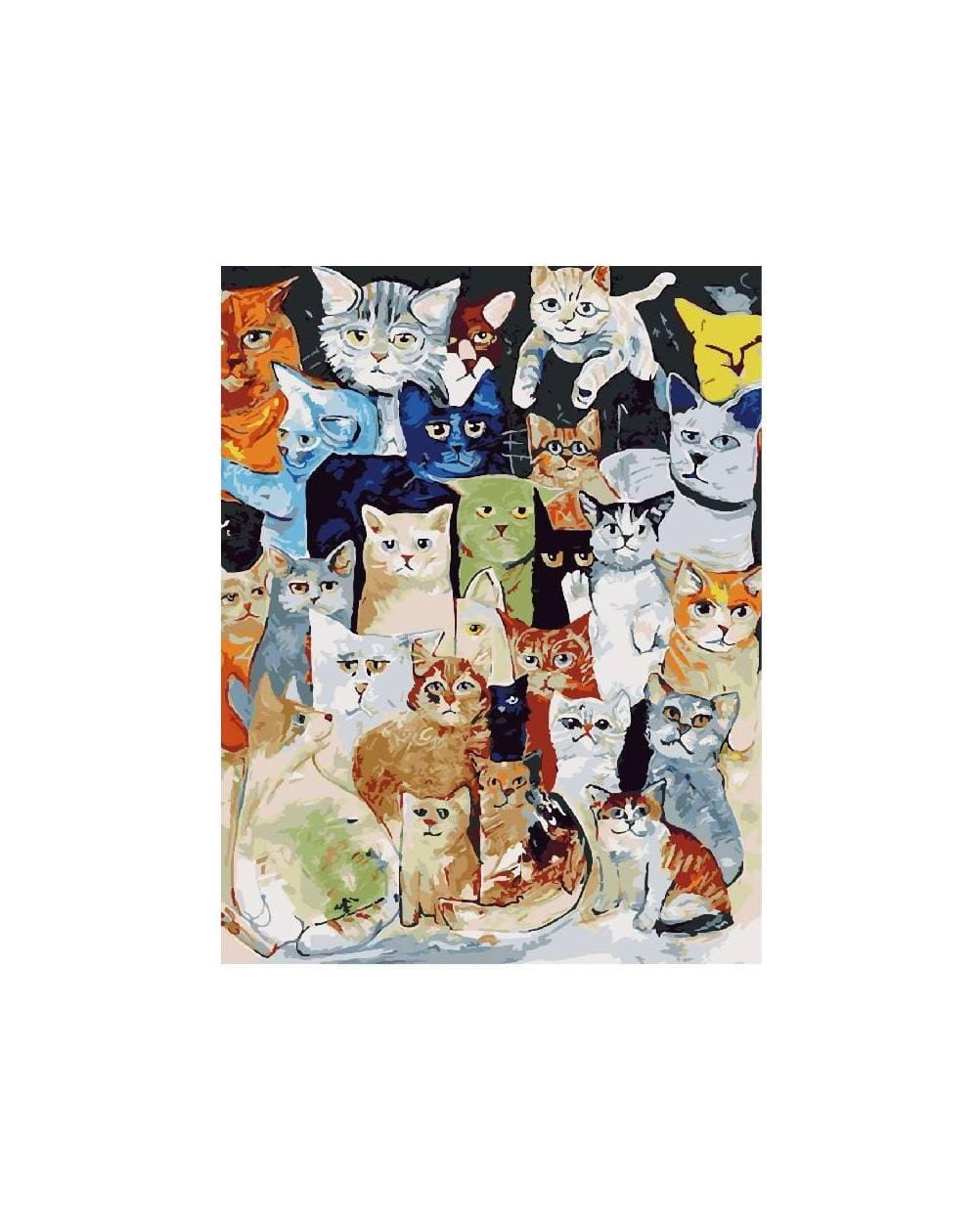 Книга Картина по Номерам Котики - nan | SOVABOOKS