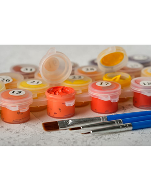 Картина по номерам Крылья от Sovabooks, набор для творчества с изображением крыльев и красочными деталями.