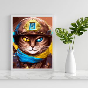 Картина по номерам с изображением кота от Sovabooks, комплект для творчества и рукоделия, художественный набор