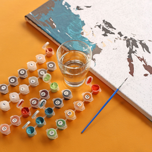 Картина по номерам с изображением пары и волн от Sovabooks, набор для творчества и рукоделия, художественный комплект