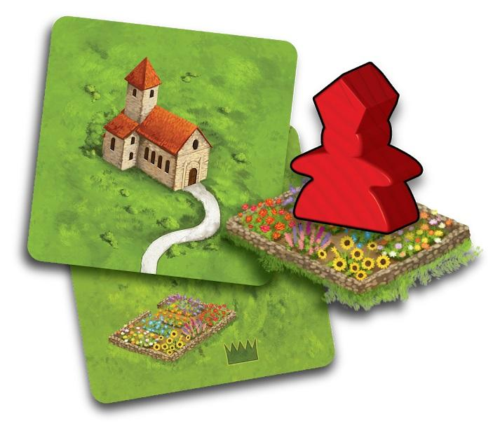 Настольная игра Каркассон: Королевский подарок от SOVABOOKS, стратегическая игра с королевской тематикой на изображении