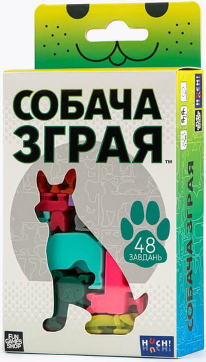Игровая головоломка Собача зграя Sovabooks для развития логики и умственных навыков, изображение на коробке.