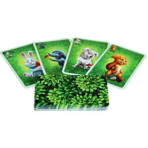 Настольная игра ГрибОК для детей от Sovabooks, изображение игрового поля и компонентов, яркие элементы для семейного развлечения