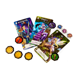 Настольная игра Страшные сказки от Sovabooks для веселых игр и вечеринок, изображение коробки и игровых компонентов