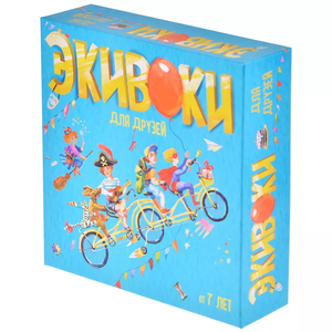 Настольная игра Экивоки для друзей от Sovabooks, веселая парти-игра для компании и развлечений.