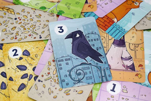 Образ настольной игры Клювосчёт от Sovabooks для обучения и развлечения, изображена коробка с игрой на столе