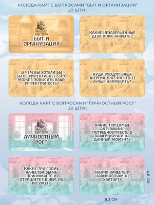 Метафорические психологические карты «Жизнь как дом» Sovabooks, изображение карт на белом фоне