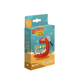 Настольная игра Языколом Безумный от Sovabooks, семейная настолка с яркими карточками и игровым полем