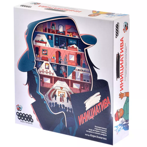Настольная игра "Инициатива" от Sovabooks для вечеринок и семейных игр, изображена на изображении.