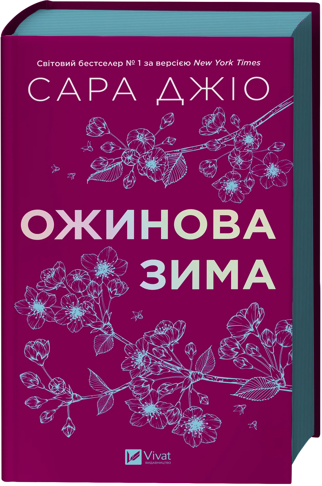 Обкладинка книги «Ожинова зима» от SOVABOOKS, современная художественная литература, изображение с изображением зимней сцены.